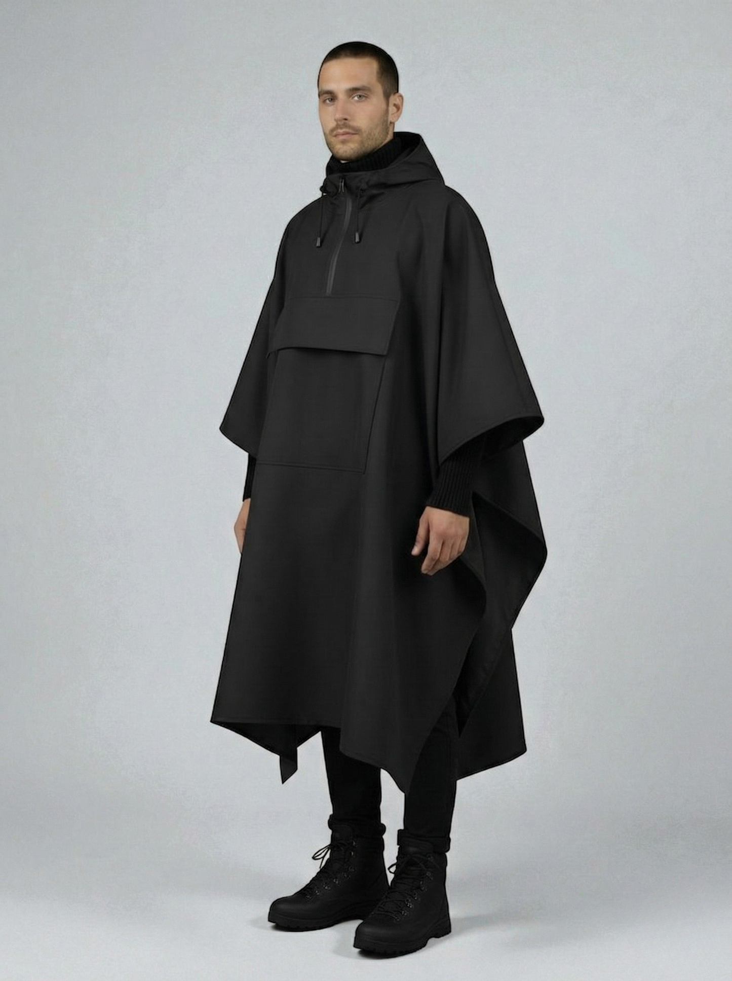 Poncho Imperméable Tactique NOMAIA - Noir (Homme)