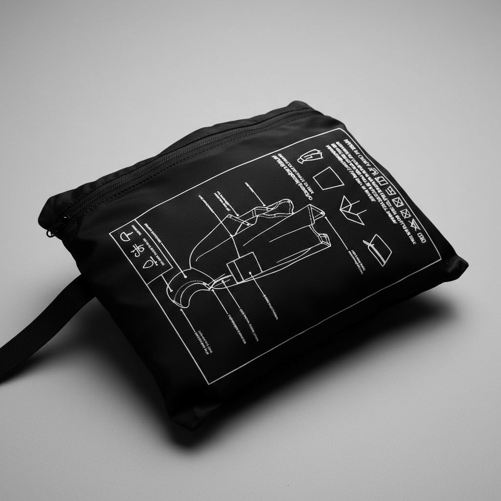 Poncho Imperméable Tactique NOMAIA - Noir (Femme)