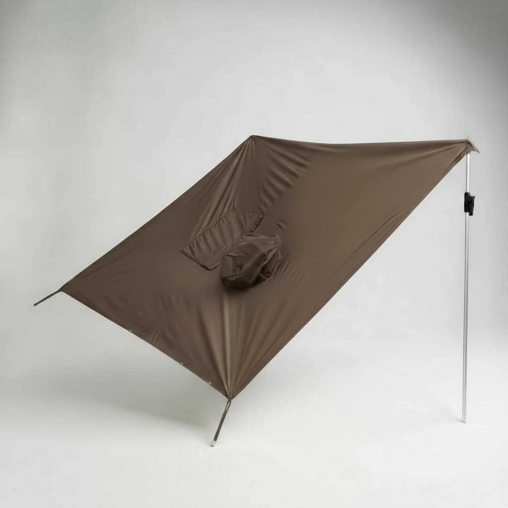 Poncho Imperméable Tactique NOMAIA - Café (Homme)