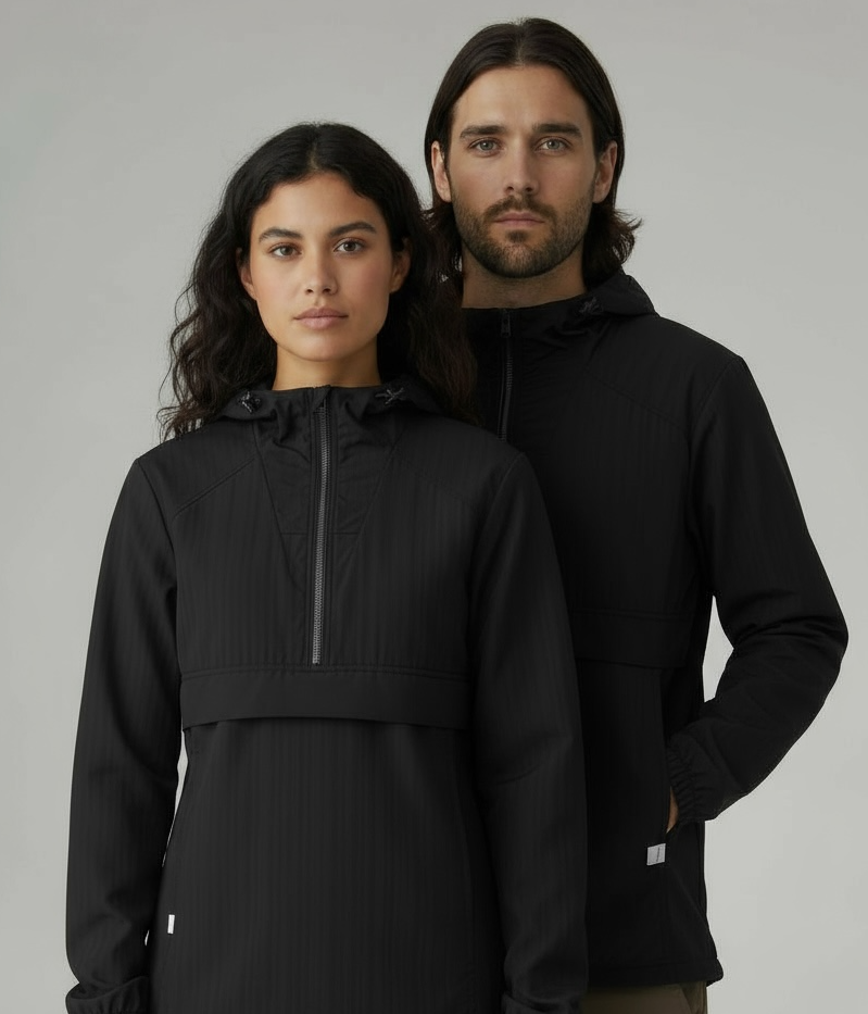 Anorak Ultra-Léger Automne/Hiver Femme - Noir (Femme)