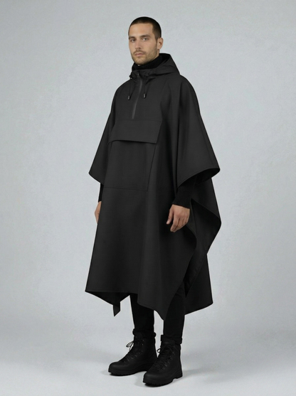 Poncho Imperméable Tactique NOMAIA - Noir (Homme)