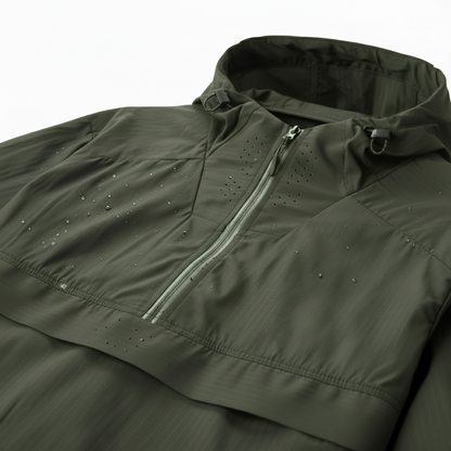 Anorak Ultra-Léger Automne/Hiver - Vert (Femme)