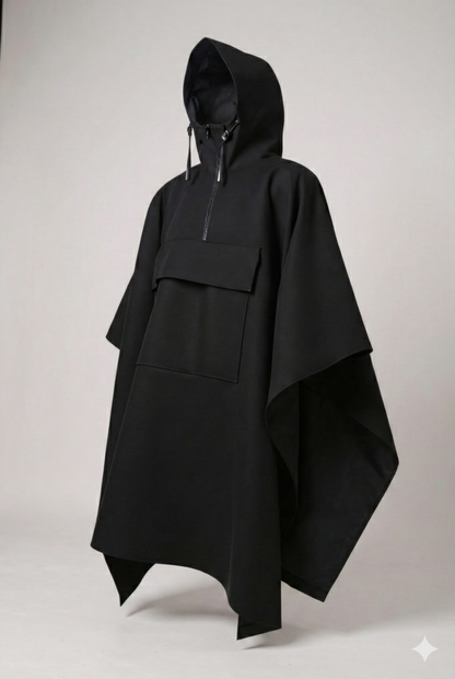 Poncho Imperméable Tactique NOMAIA - Noir (Homme)
