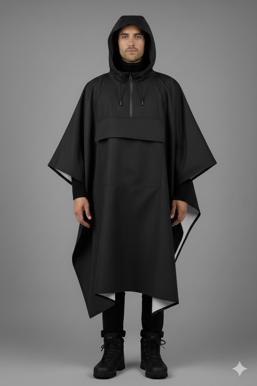 Poncho Imperméable Tactique 3 en 1 ,poncho, tarp, abri d'urgence