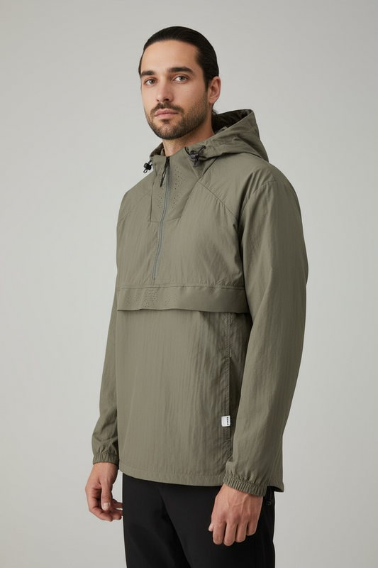 Anorak Ultra-Léger Automne/Hiver - Vert (Homme)