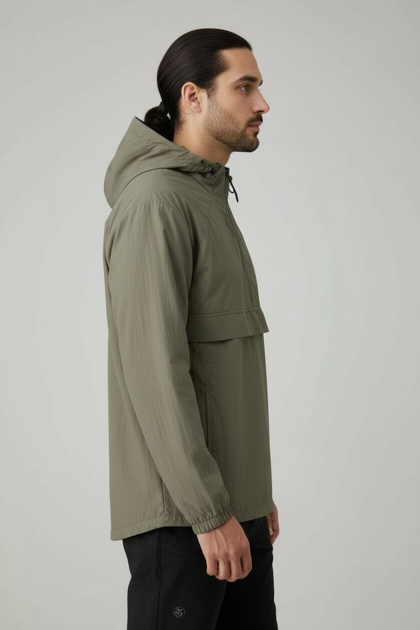 Anorak Ultra-Léger Automne/Hiver - Vert (Homme)