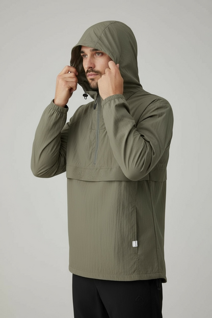 Anorak Ultra-Léger Automne/Hiver - Vert (Homme)