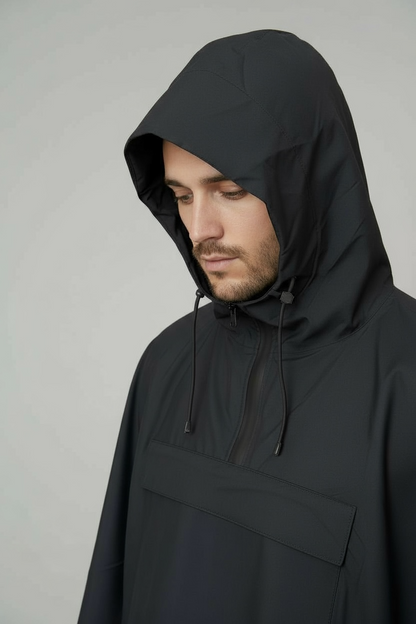 Poncho Imperméable Tactique NOMAIA - Noir (Homme)