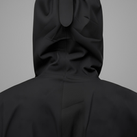 Poncho Imperméable Tactique NOMAIA - Noir (Femme)