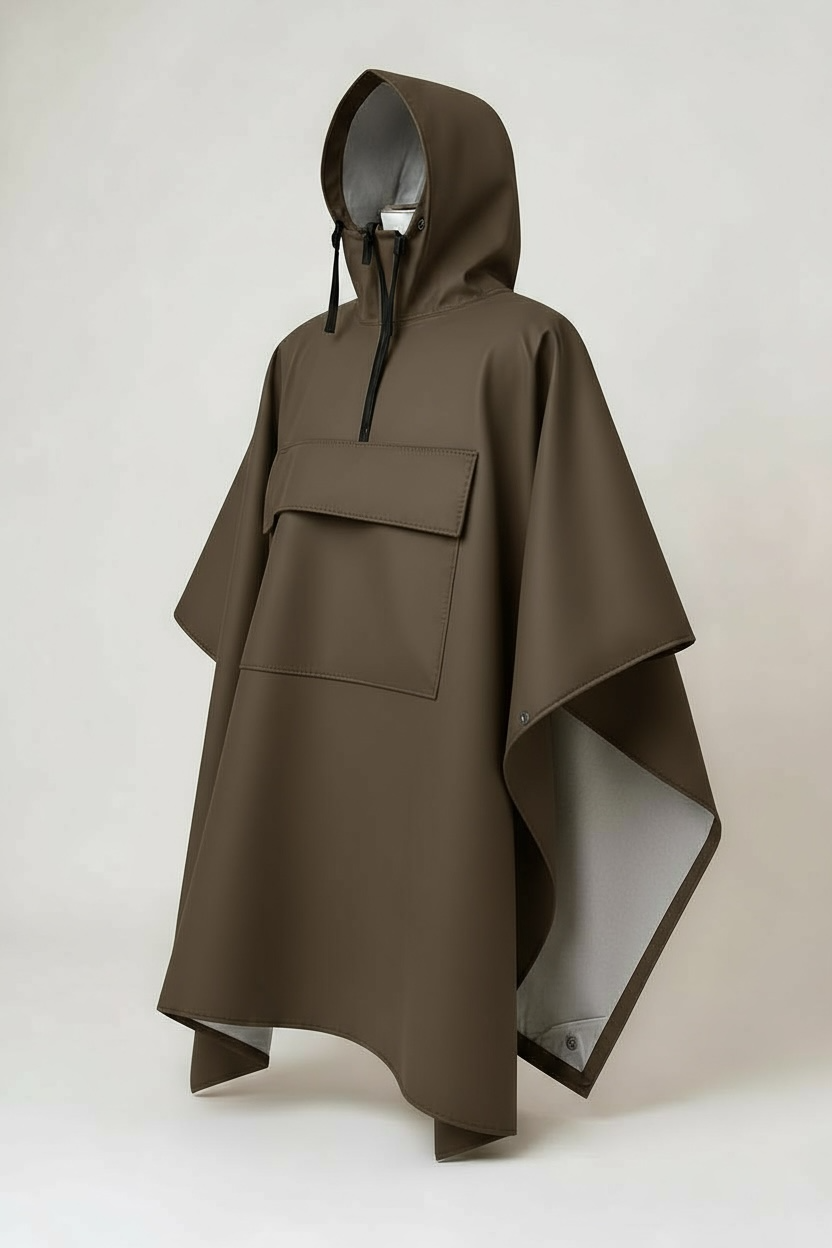 Poncho Imperméable Tactique 3 en 1 ,poncho, tarp, abri d'urgence