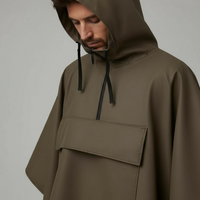 Poncho Imperméable Tactique 3 en 1 ,poncho, tarp, abri d'urgence