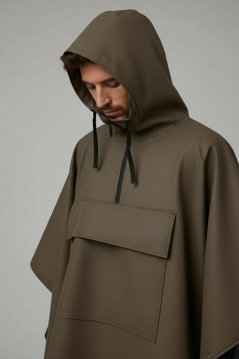 Poncho Imperméable Tactique 3 en 1 ,poncho, tarp, abri d'urgence