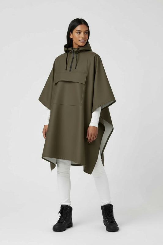 Poncho Imperméable Tactique 3 en 1 ,poncho, tarp, abri d'urgence